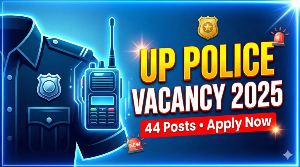 UP Police Assistant Operator Recruitment 2025: Online Form for 44 Radio Cadre Posts – Complete Guide