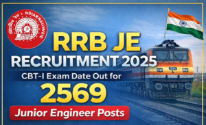 Read more about the article RRB JE Recruitment 2025: CBT-I Exam Date Out for 2569 Junior Engineer Posts