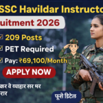 UPSSSC Havildar Instructor 2026 – Full Details, Eligibility, Dates, Apply Online Guide