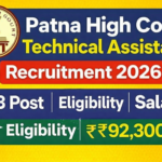 Patna High Court Technical Assistant Recruitment 2026 – Complete Guide (Apply Online, Eligibility, Syllabus, Fees)